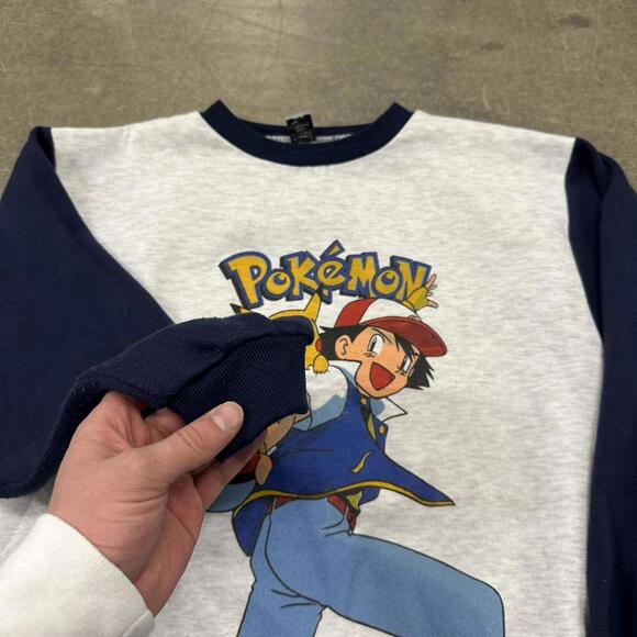Vintage 90s Pokemon Crewneck Sweatshirt Size Small - Picture 3 of 4